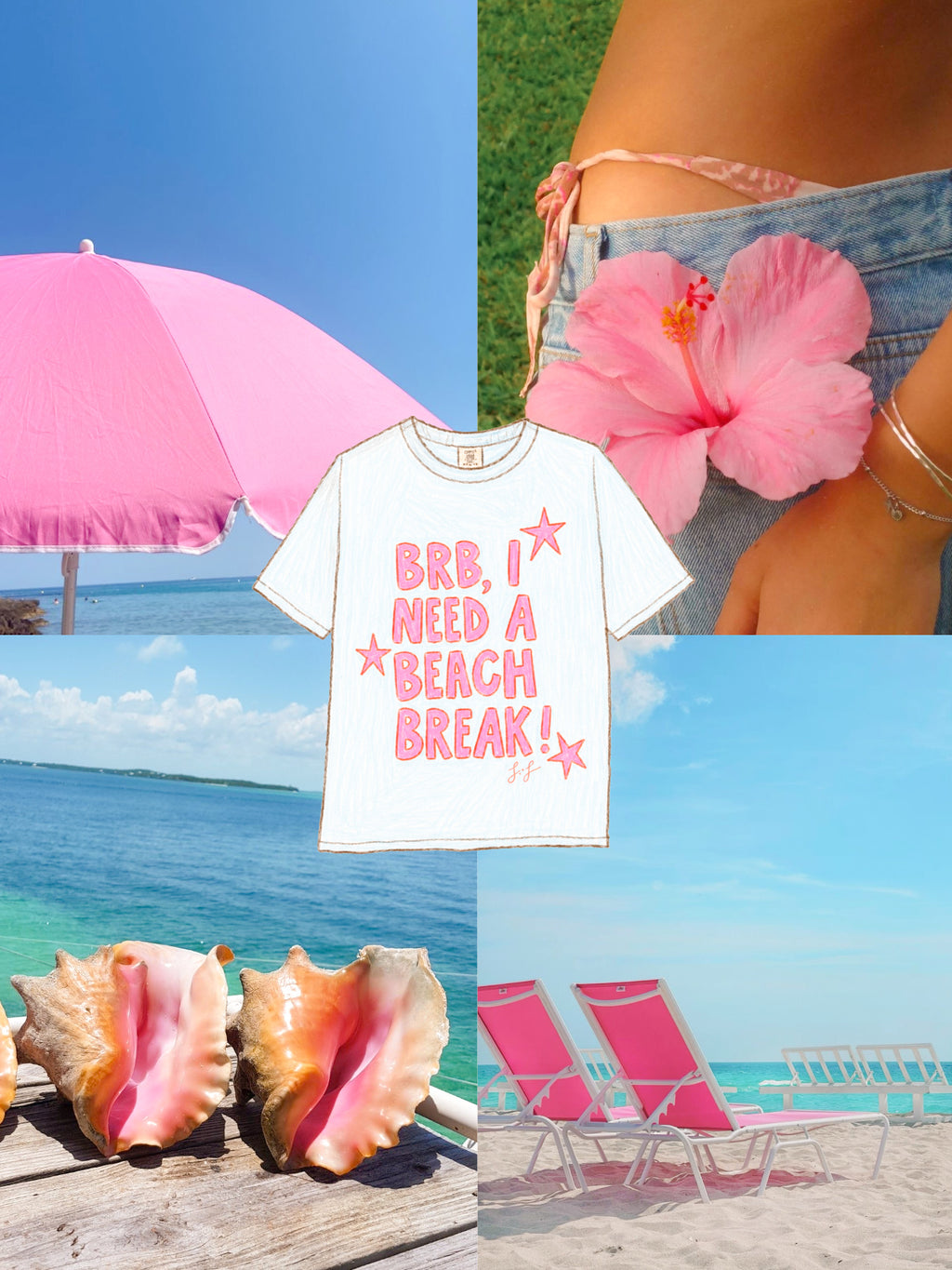 ‘BRB, Beach Break’ Tee