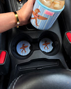 ‘Saltwater Cowgirl’ Car Coasters