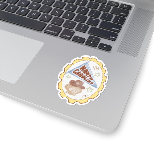 North Carolina Sticker - Coastal Cowgirl Stamp