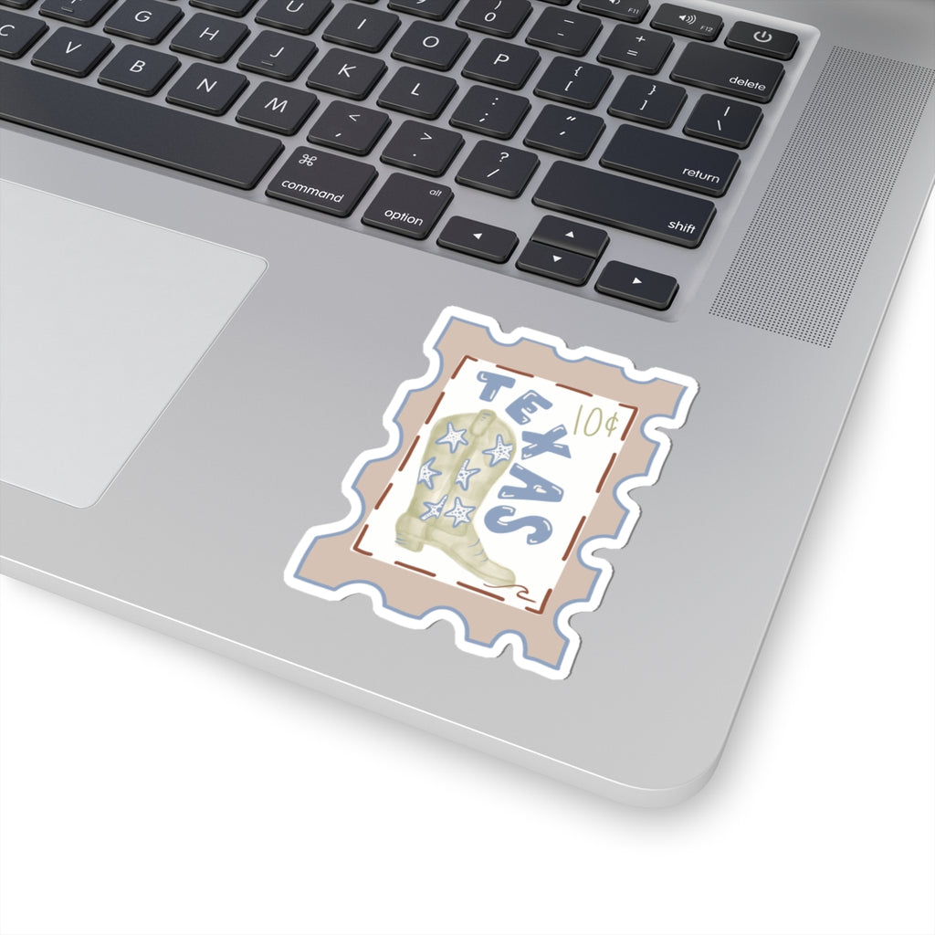 Texas Stamp Sticker - Starry Boot Stamp