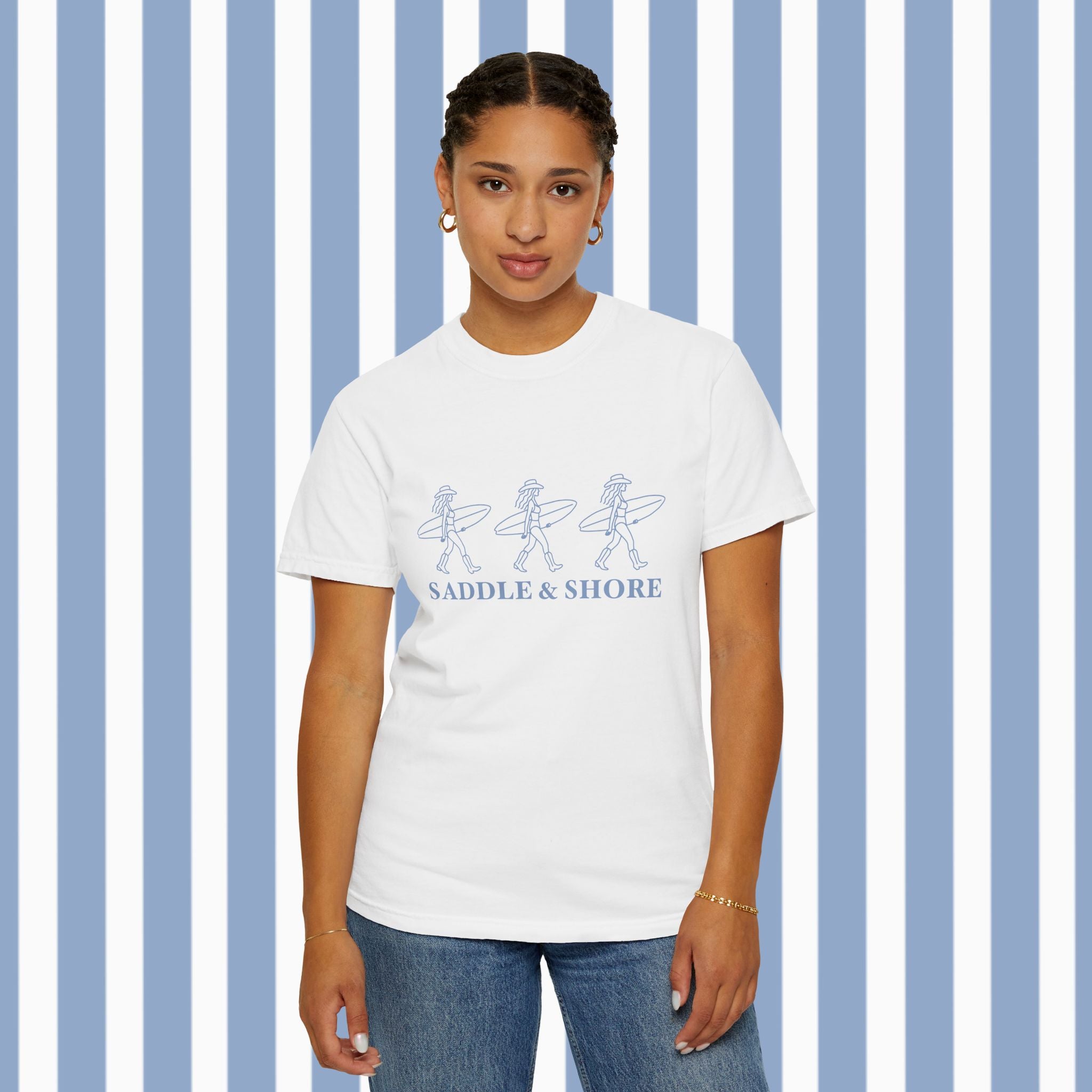 Saddle & Shore Tee - Wave Rider