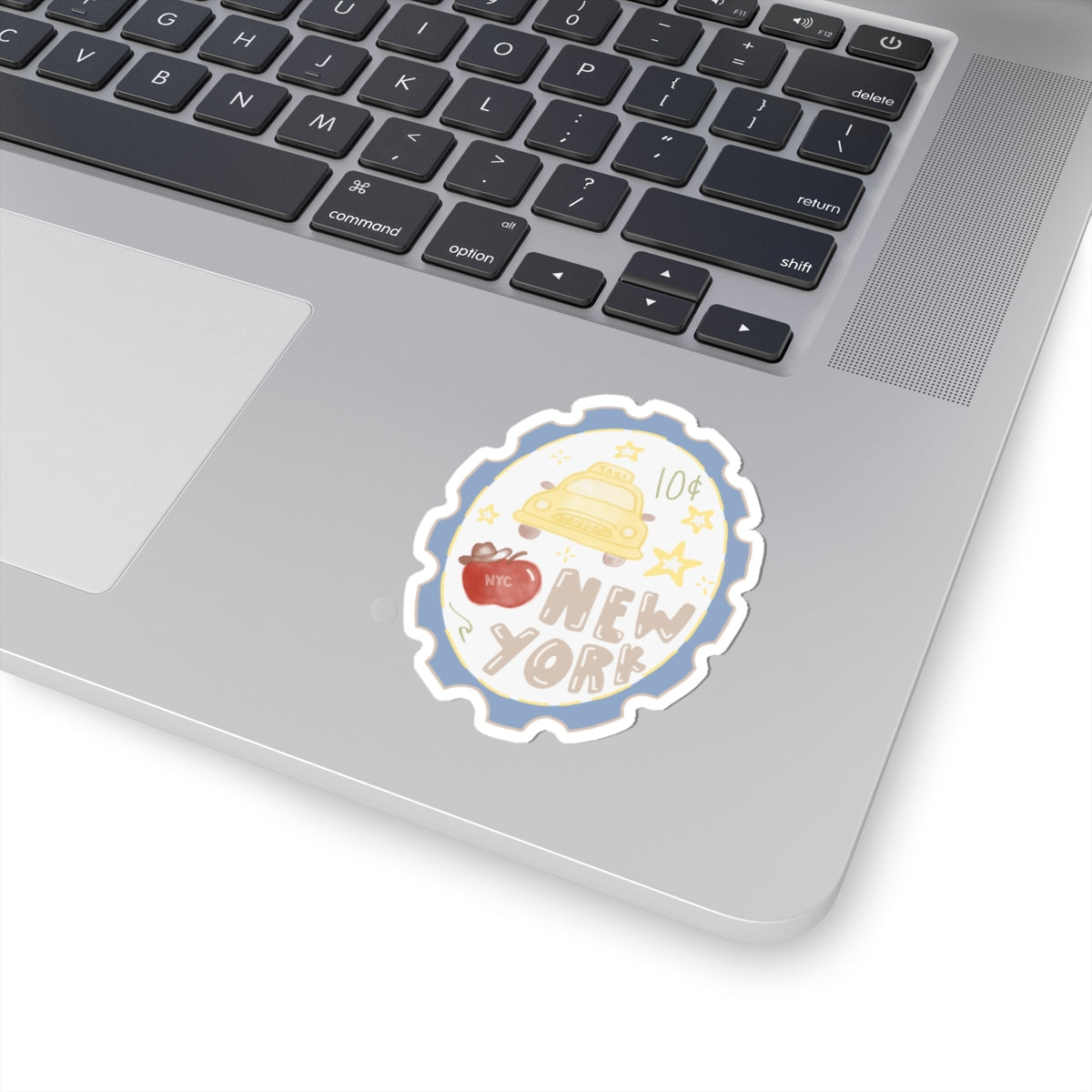 New York Sticker – Big Apple Taxi Stamp