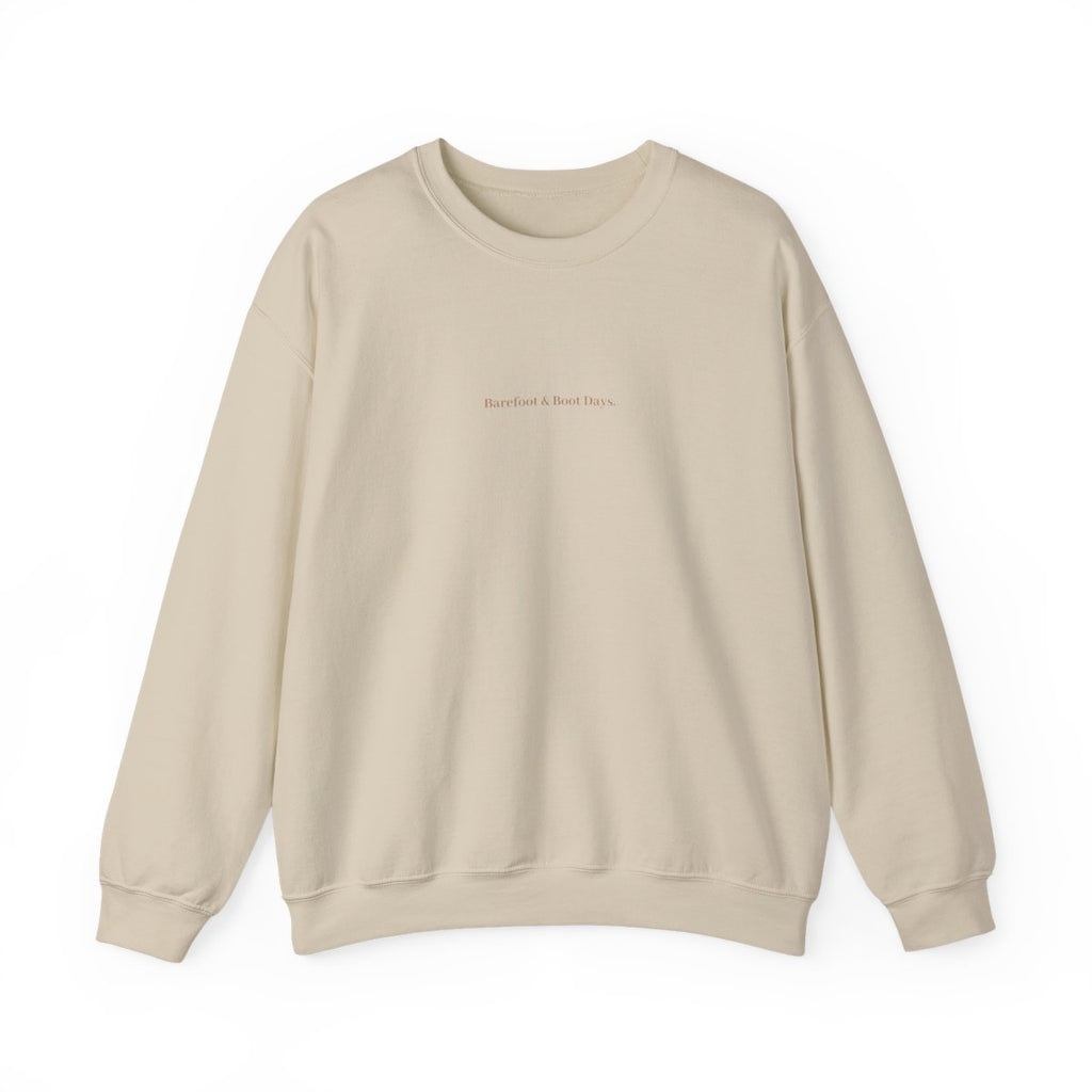 ‘Barefoot & Boot Days’ Crewneck