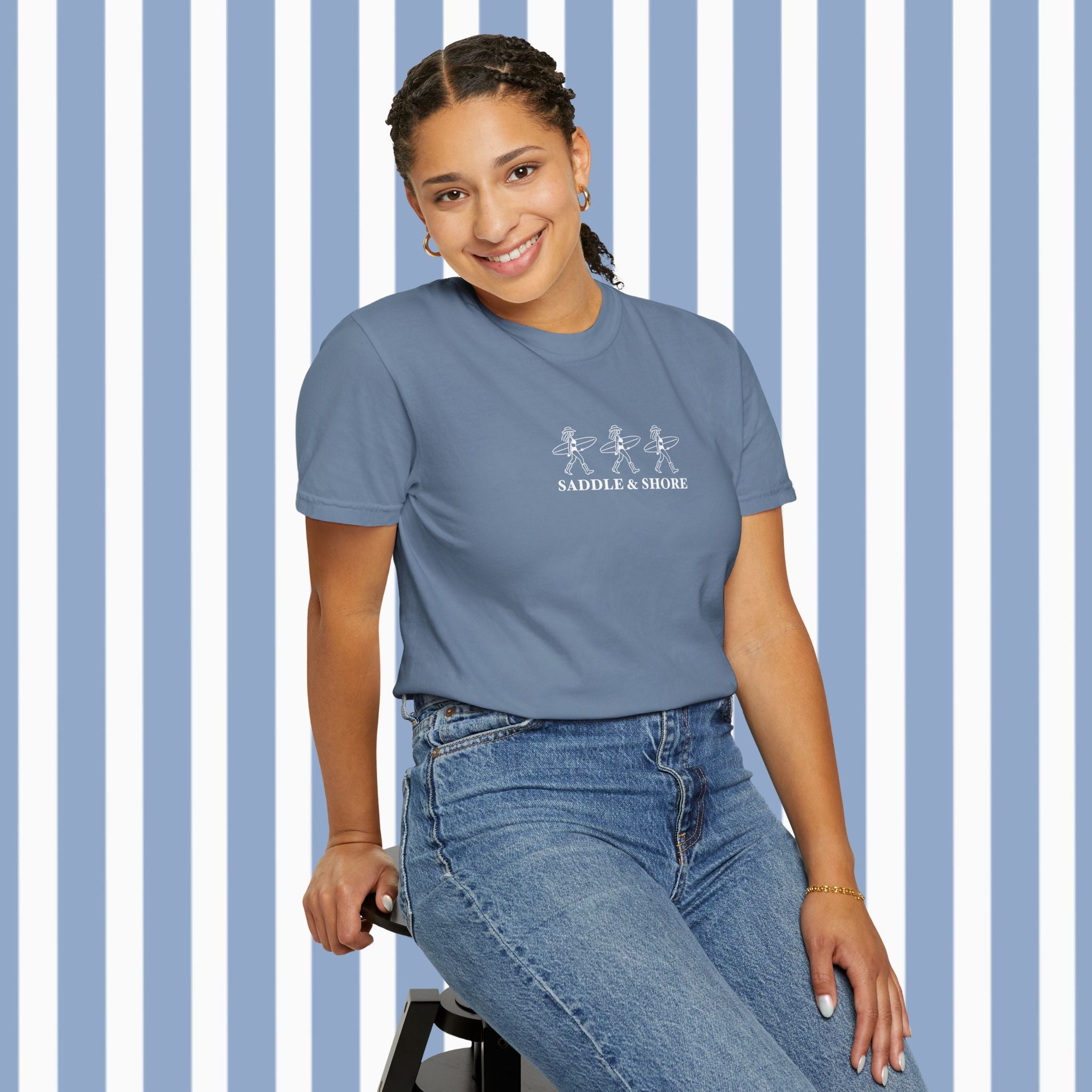 Saddle & Shore Tee - Cowgirl Cruiser