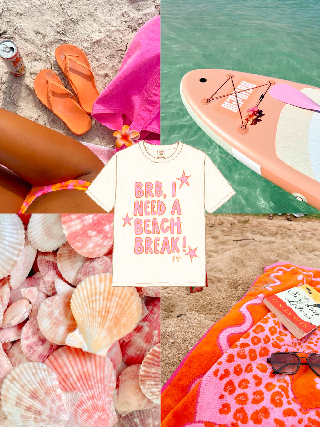 ‘BRB, Beach Break’ Tee