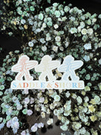 Saddle & Shore Sticker - Cowgirl Surfer x3