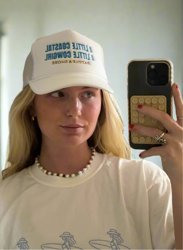 Saddle & Shore Foam Trucker - Coastal Cowgirl