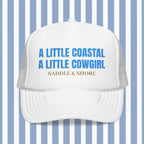 Saddle & Shore Foam Trucker - Coastal Cowgirl