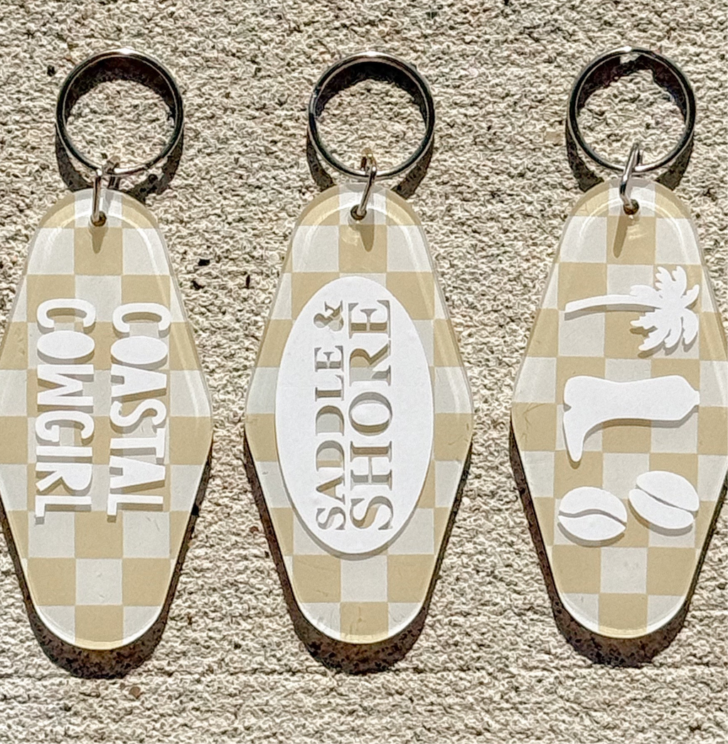 Coastal Cowgirl Keychains