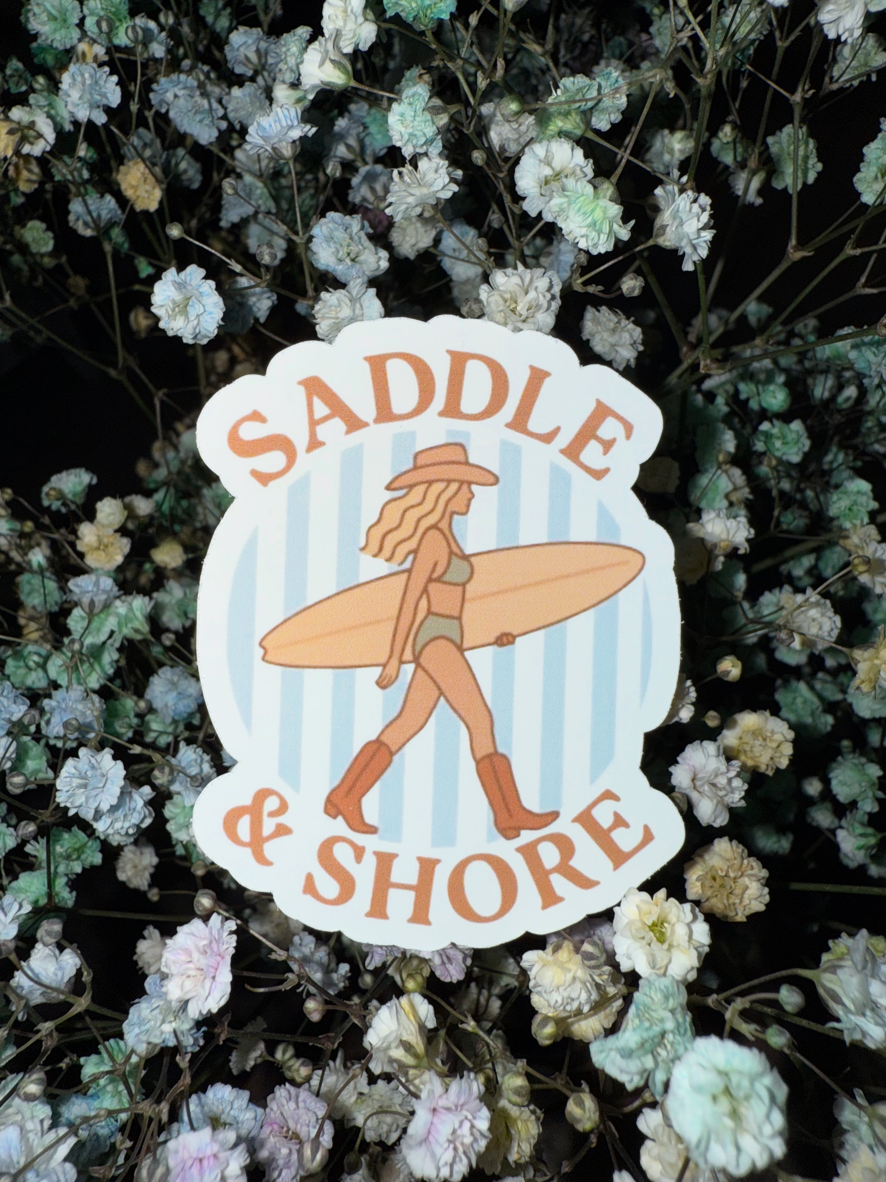 Saddle & Shore Sticker - Signature Logo