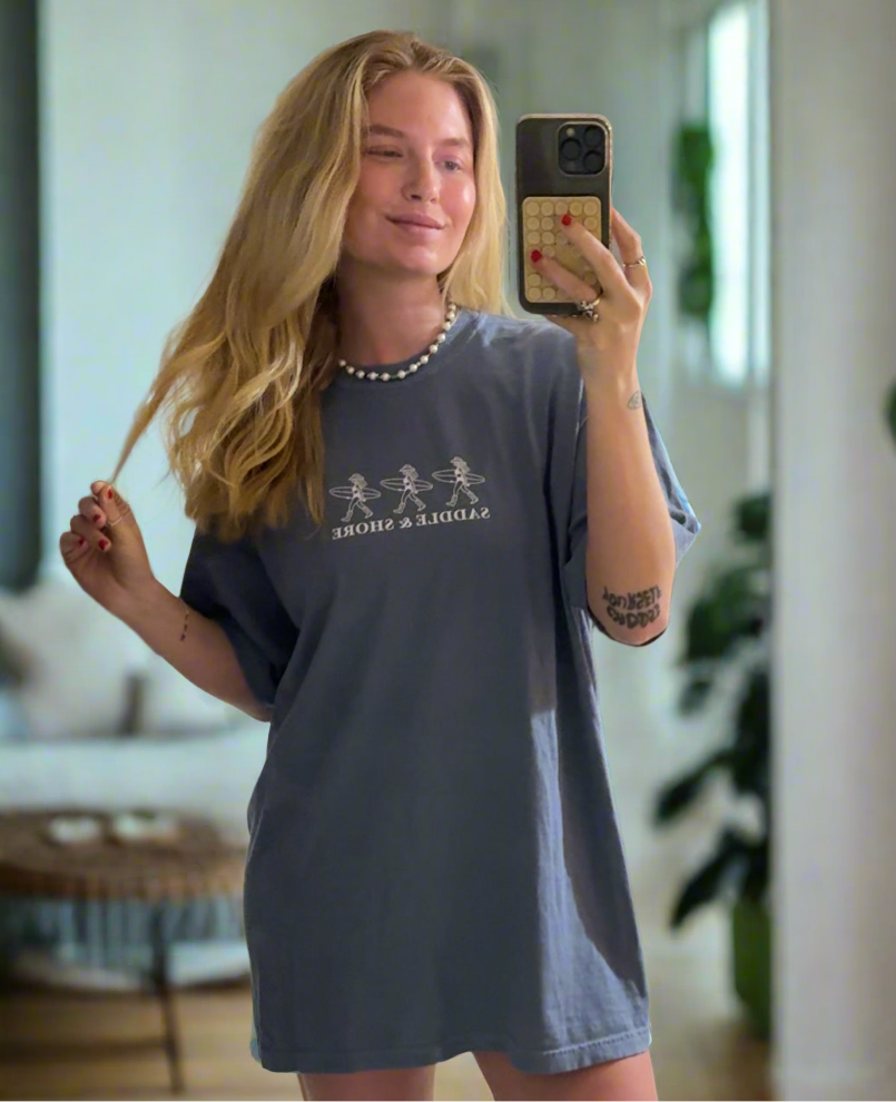 Saddle & Shore Tee - Cowgirl Cruiser