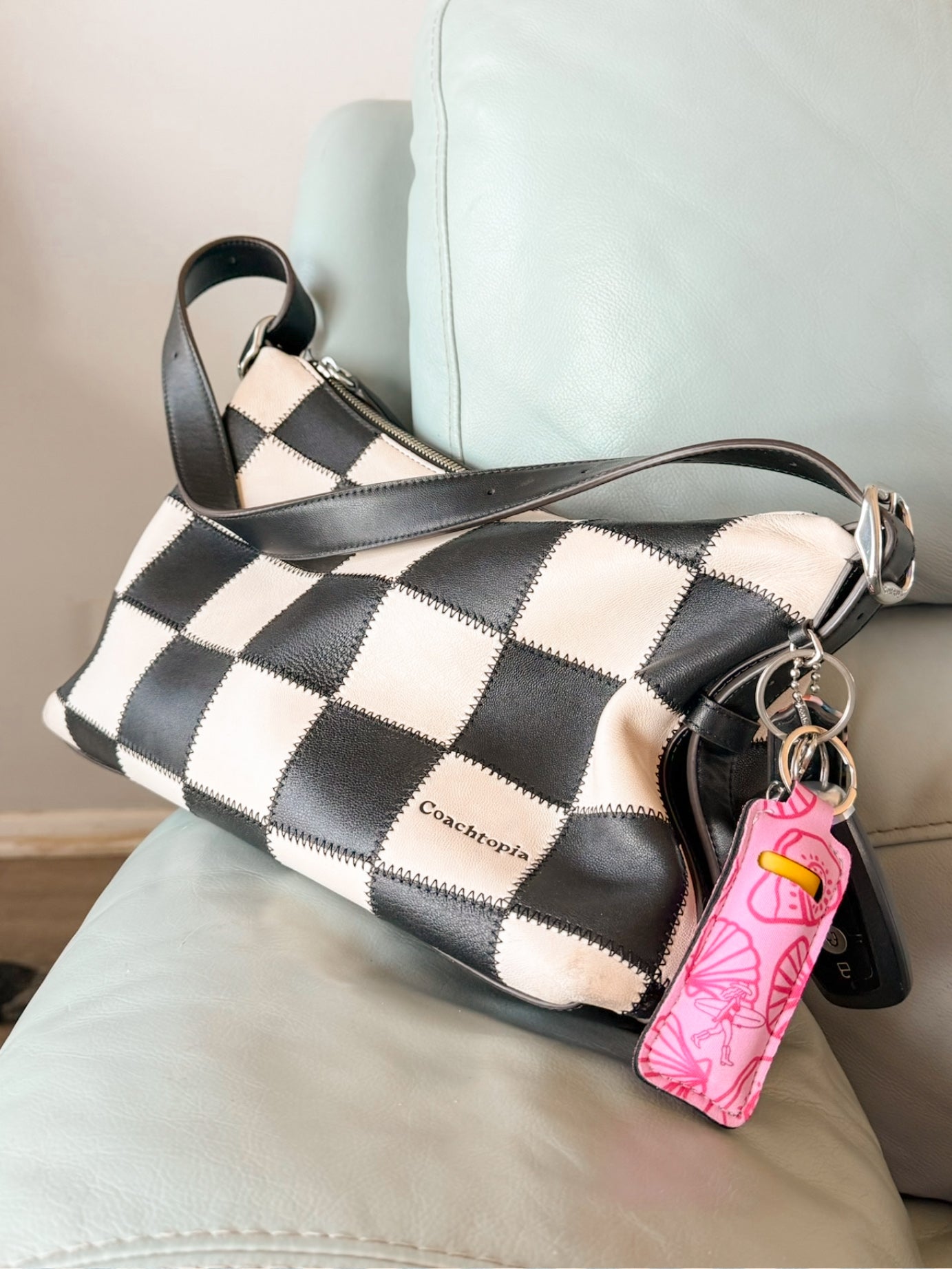 ‘Seaside Shells’ Chapstick Keychain