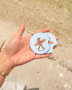 ‘Saltwater Cowgirl’ Car Coasters