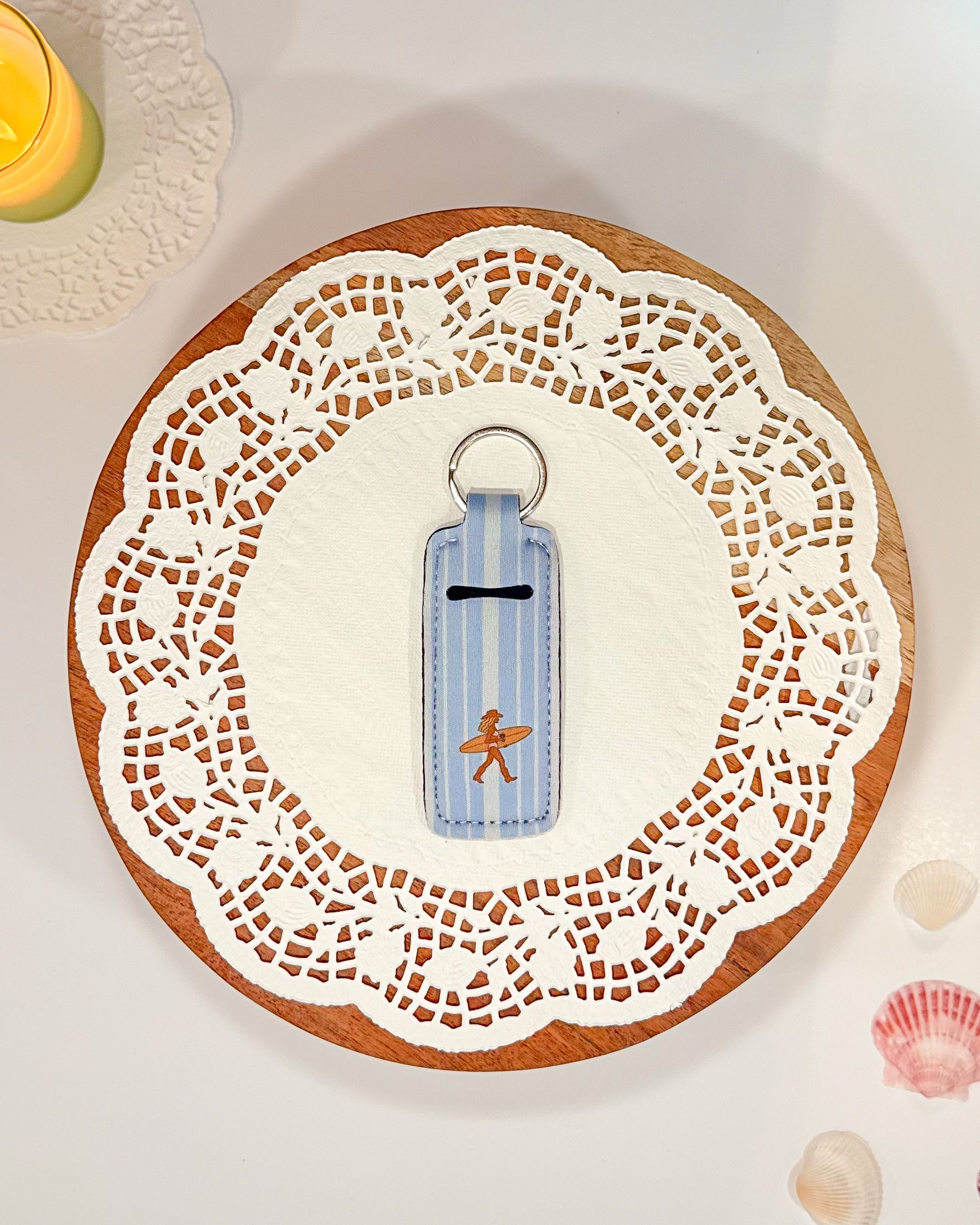 ‘Saltwater Cowgirl’ Chapstick Keychain