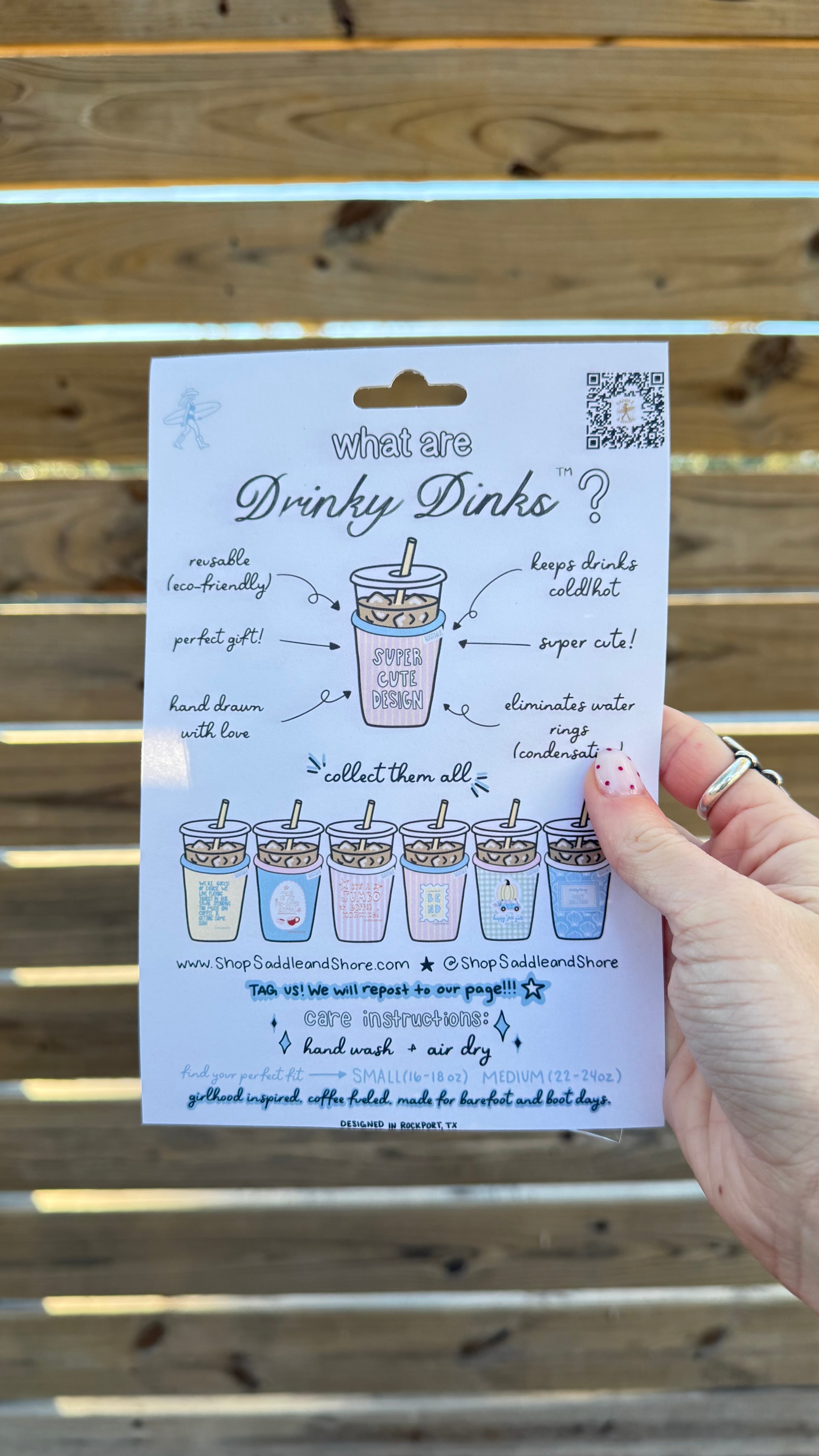 ‘Seaside Stamps’ Drinky Dink™