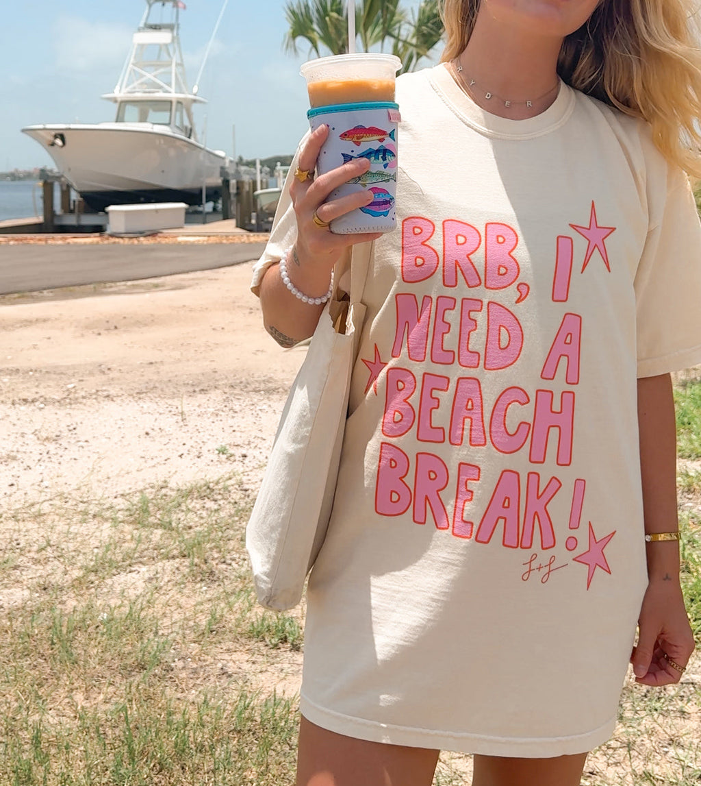 ‘BRB, Beach Break’ Tee