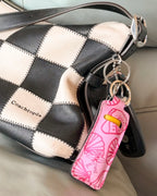 ‘Seaside Shells’ Chapstick Keychain