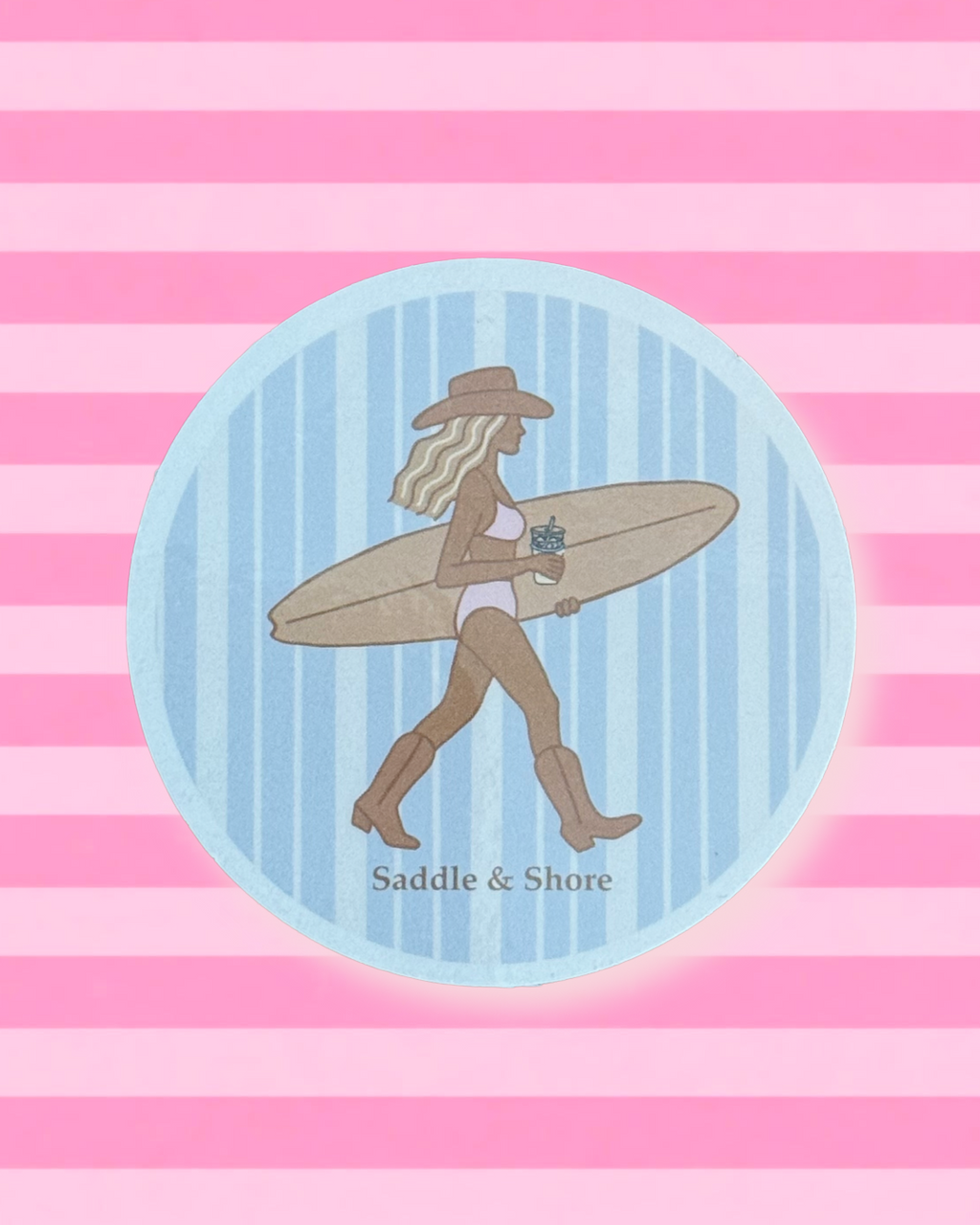 ‘Saddle & Shore Classic’ Sticker